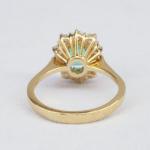Ladies' Gold Ring - yellow gold, diamond - 1990