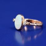 Ladies' Gold Ring - gold, diamond - 2000