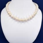 Pearl Necklace - gold, pearl - 2000