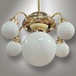 Brass chandelier T 4367