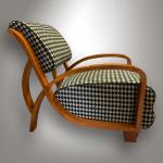Pair of armchairs with an Art-Deco table