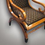Pair of Armchairs - solid wood, cherry wood - 1840