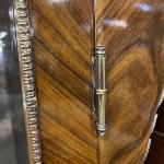 Display Cabinet - walnut veneer, brass - 1970