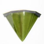 Zdena Latovikov (*1955), Brooch, green glass