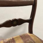 Chair - brass, walnut wood - 1870