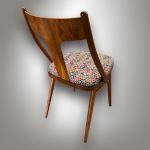 Pair of Chairs - solid beech, walnut veneer - 1960