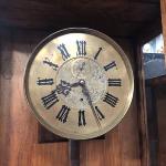 Longcase Clock - solid oak, oak veneer - 1910