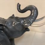 Porcelain Elephant Figurine - porcelain - 1960