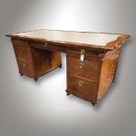 Writing Desk - walnut burr, French polish - 1830
