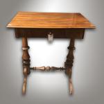 Small Table - walnut wood - 1880