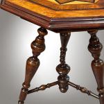 Coffee Table - veneer, solid walnut wood - 1870