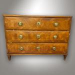 Chest of drawers - veneer, ebony wood - 1780