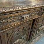 Chest of drawers - solid walnut wood - 1870