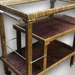 Serving Trolley - solid wood, chrome - 1935