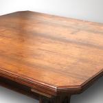 Coffee table, historicism 1890, solid walnut