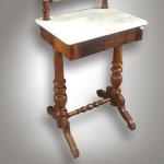 Dressing Table - marble, solid walnut wood - 1870