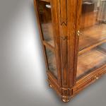 Display Cabinet - solid oak, brass - 1780