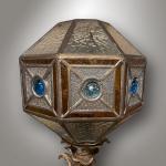 Table Lamp - tin, zinc - 1870
