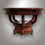 Dining Table - mahogany, brass - 1930