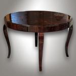 Round Table - solid wood, ebony wood - 1930