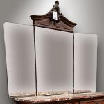 Dressing Table - marble, solid walnut wood - 1880