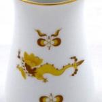 Vase with yellow Chinese dragon - Meissen