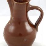Brown jug with crown and year 1753