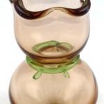 Vase with green ribbon - Rene Roubicek, Skrdlovice