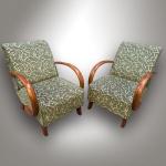 Pair of Armchairs - solid beech - 1935