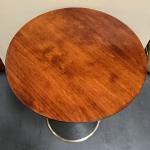 Round Table - beech wood, leather - 1910