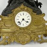 Mantel Clock - bronze - 1870