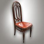Four Chairs - bent beech, leather - 1880