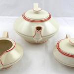 Cubist teapots and sugar bowl - Epiag