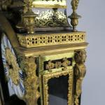 Luxury baroque mantel clock in boulle style