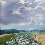 Frantisek Nachtigal - Young man at the poppy field