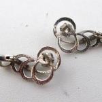 White gold earrings with 8 brilliant cut diamonds 
