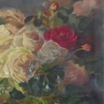 L. Fenclova - Still lifes with rose blossoms