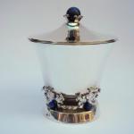Jar - silver, semi-precious stone - 1935
