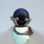 Jar - silver, semi-precious stone - 1935