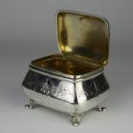 Silver sugar bowl, 1890, Austria-Hungary, Ag 800/1000/ 337.95 g