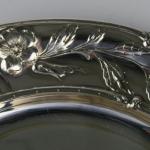Art Nouveau silver plate, Ag 800/1000/ 514.15 g, Schwarz Steiner, Vienna 1900