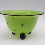 Glass Bowl - two-layer glass, flashed glass - Loetz Kltersk Mln, Dagobert Peche - 1918