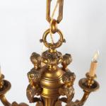 Eight Light Chandelier - bronze - 1890