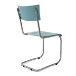 Tubular chair without armrests, Czechoslovakia, Functionalism