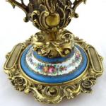 Porcelain candelabras - bronze - 1840