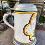Beer Mug with Tin Lid - 1810