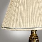 Table Lamp - fabric, brass - 1960