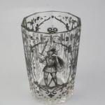 Decanter set - glass - Meyer´s Neffe, Adolf u Vimperka - 1880