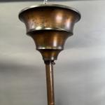 Six Light Chandelier - copper, brass - 1915