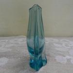 Vase - glass, blue glass - 1950